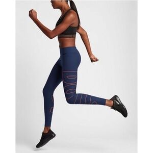Nike Power Graphic Dri-FIT Legend Training Logo Tights NWOT
